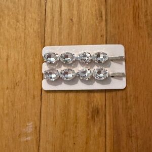 Kitsch Crystal Hair Accessories Bridal Bridesmaid Formal Silver